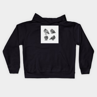 Pirate Pigeons Kids Hoodie